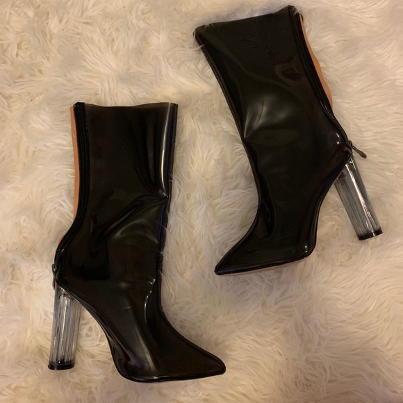 Transparent Mid Calf Boot - Picture 4 of 4